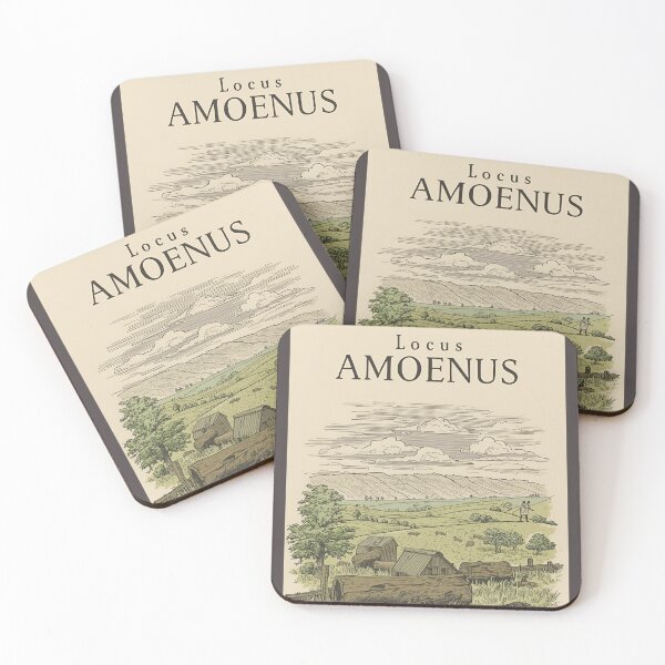 Item preview,  'Locus amoenus' latin bucolic sentence designed and sold by Filologica.