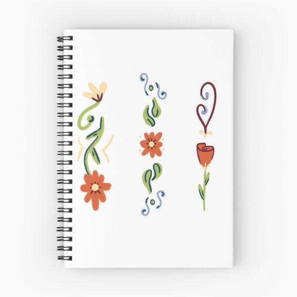 Item preview, Flowers folk painting pattern designed and sold by Brink of Creations.