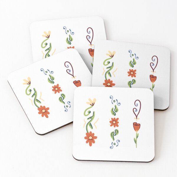 Item preview, Flowers folk painting pattern designed and sold by Brink of Creations.