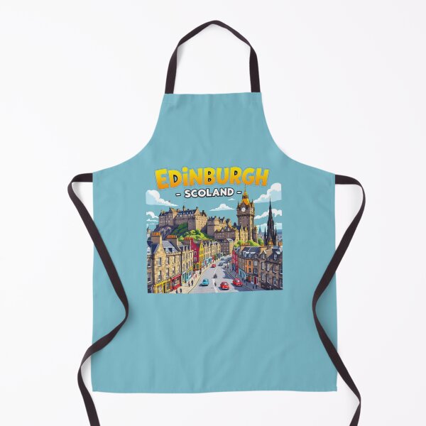 Item preview, Edinburgh Scotland – 3D Funny Sketch,  designed and sold by PaintMeWorld.