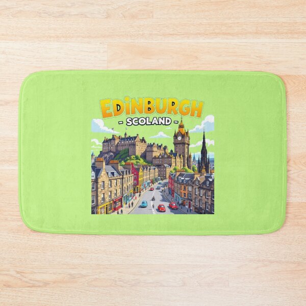 Item preview, Edinburgh Scotland – 3D Funny Sketch,  designed and sold by PaintMeWorld.