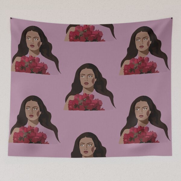 Item preview, Rekha with roses designed and sold by Lunchbox-amigos.