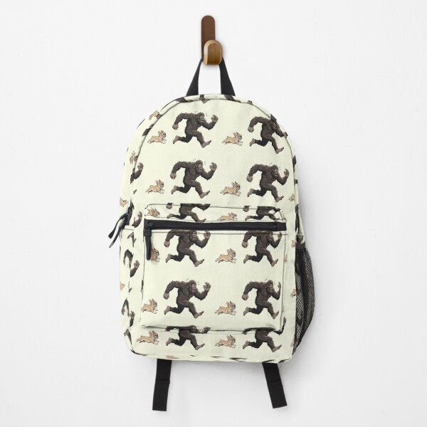 Item preview, Funny French Bulldog Bigfoot Chasing Boys Girls Kids designed and sold by FurryHavenPH.
