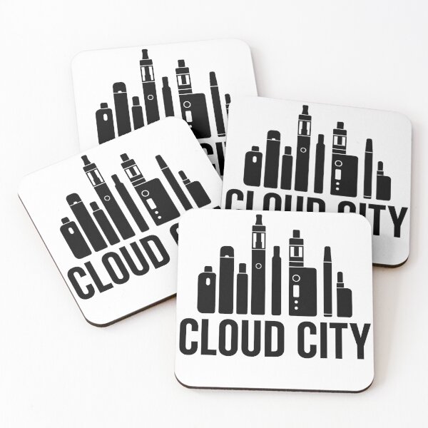 Item preview, CLOUD CITY – Vape Skyline Silhouette Design designed and sold by House of Taste Vape Designs.