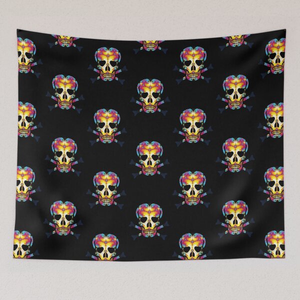Item preview, Fractal Sugar Skull Art Print designed and sold by ChaosEmporium.