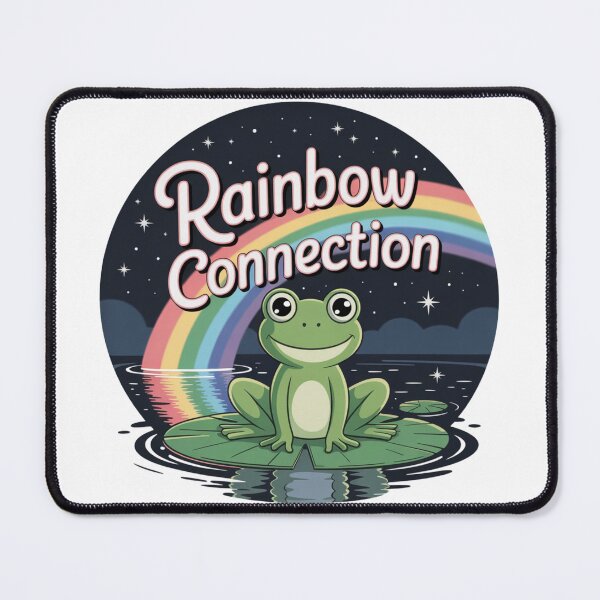 Item preview, Rainbow Connection – Dreaming Frog Under the Stars designed and sold by AndrewYoko.