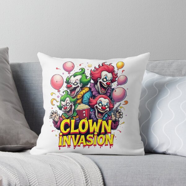 Item preview, CLOWN INVASION – Chaotic Carnival Creatures designed and sold by ShirtHatch.