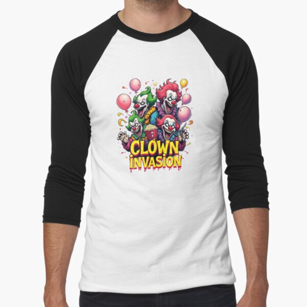 Item preview, CLOWN INVASION – Chaotic Carnival Creatures designed and sold by ShirtHatch.