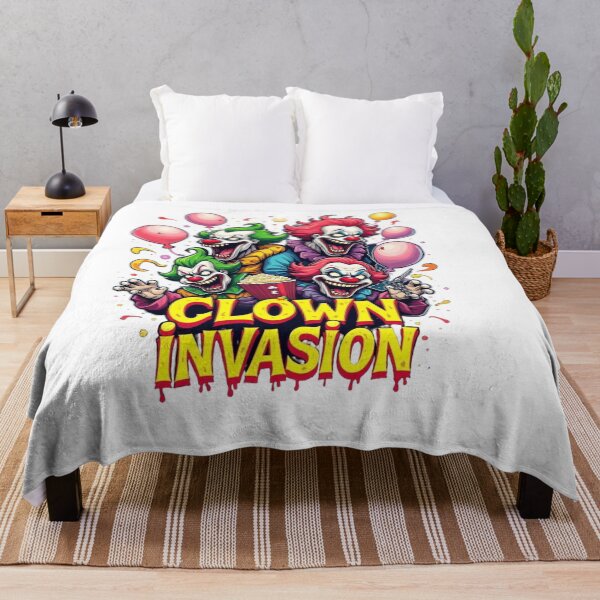 Item preview, CLOWN INVASION – Chaotic Carnival Creatures designed and sold by ShirtHatch.