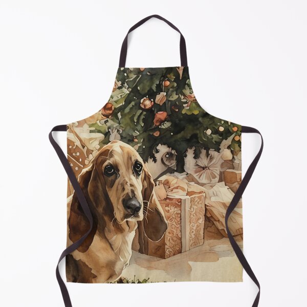 Artikelvorschau, Basset Hound Weihnachten entworfen und verkauft von tomorrowsart.