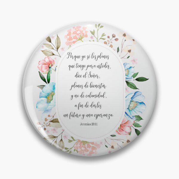 Item preview, Jeremías 29:11 – Planes de esperanza | Versículo cristiano inspirador en español designed and sold by latiendadearyam.