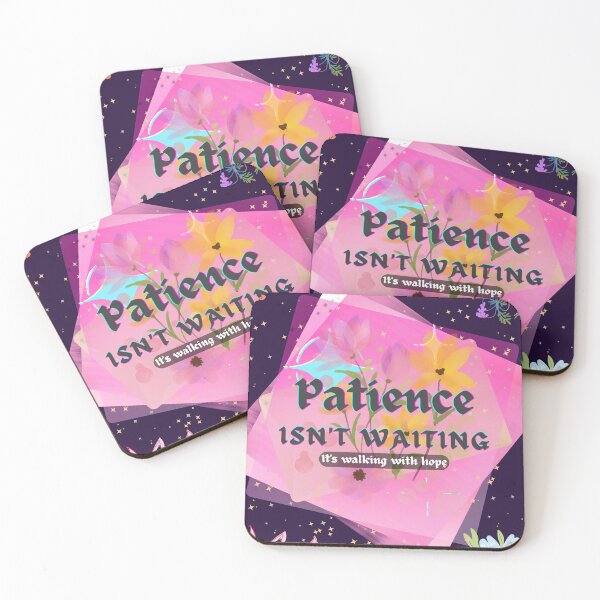 Item preview, Patience isn’t waiting — it’s walking with hope designed and sold by BlessedStudio31.