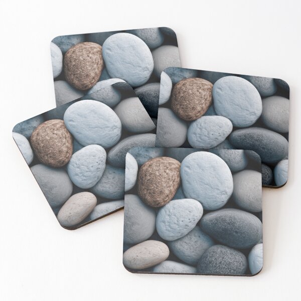 Item preview, Minimalist Zen River Stone Stack - Tranquil Nature Abstract designed and sold by The Artfiller.