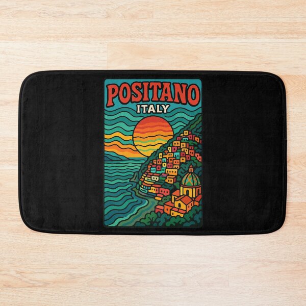 Item preview, Positano Italy Trippy Travel designed and sold by TomFrontierArt.