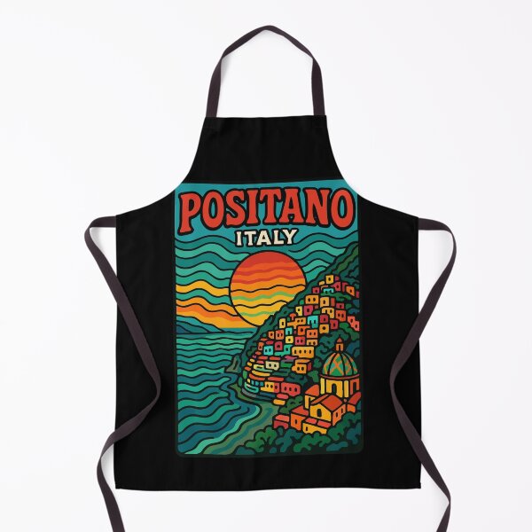 Item preview, Positano Italy Trippy Travel designed and sold by TomFrontierArt.