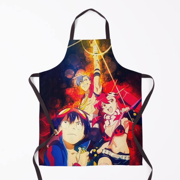 Item preview, Unbreakable Spirit Kamina Gurren Lagann Burning Courage Energy Flame designed and sold by thedarvills.
