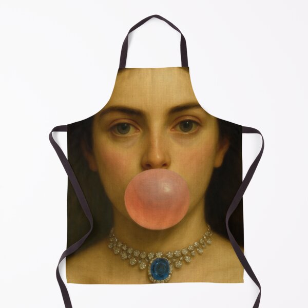 Item preview, The Sapphire Necklace | Modern Classic Portrait Art designed and sold by CARRAANN.