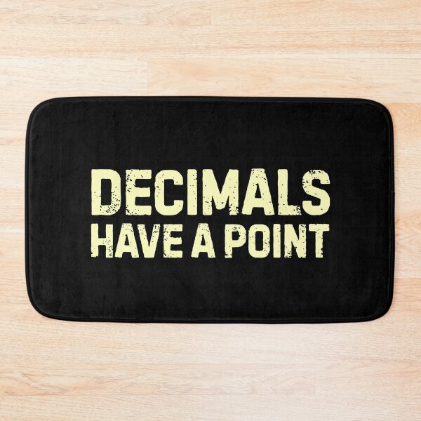 Item preview, Funny Math - Decimals have a point designed and sold by DemureArtsy.