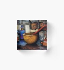 Pharmacist - Mortar and Pestle Acrylic Block