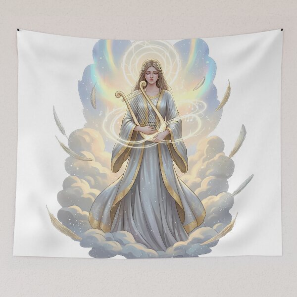 Item preview, Celestial Harmony — Angelic Harp of Light and Grace designed and sold by Aileen404.