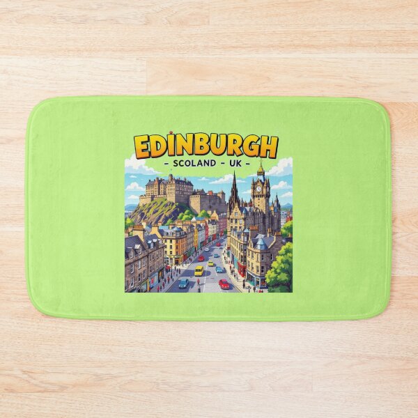 Item preview,  Edinburgh Scotland – 3D Funny Sketch,  designed and sold by PaintMeWorld.