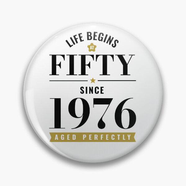 Item preview, 50 Years Old Life Begins At Fifty 1976 50th Birthday designed and sold by CG Studio.