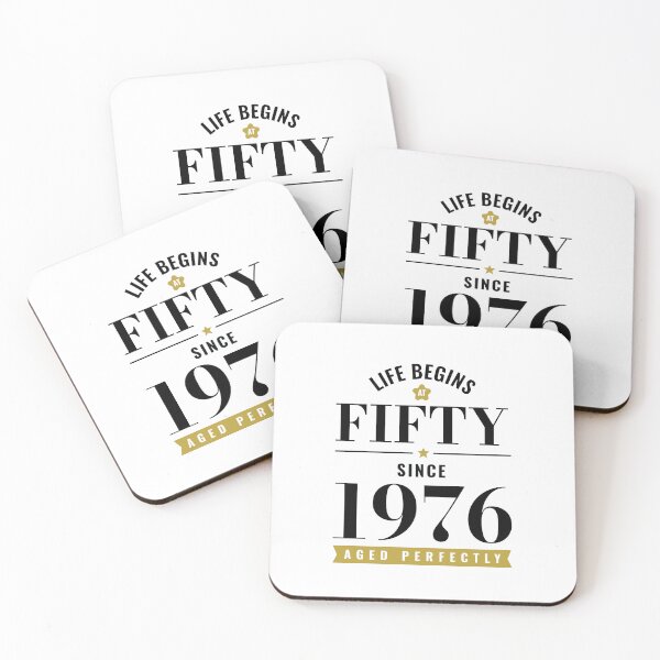 Item preview, 50 Years Old Life Begins At Fifty 1976 50th Birthday designed and sold by CG Studio.
