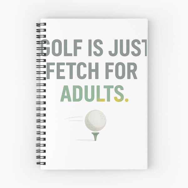 Item preview, Golf Is Just Fetch for Adults – Funny Minimalist Golf Quote designed and sold by OffsideMindset.