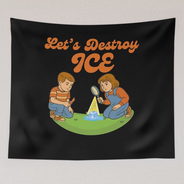 Item preview, Retro Vintage Humor Kids Lets Destroy Ice designed and sold by BoozieHumor.