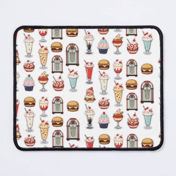 Item preview, 1950s Retro Diner & Soda Shop Pattern – Vintage Americana designed and sold by The-HistoryGirl.