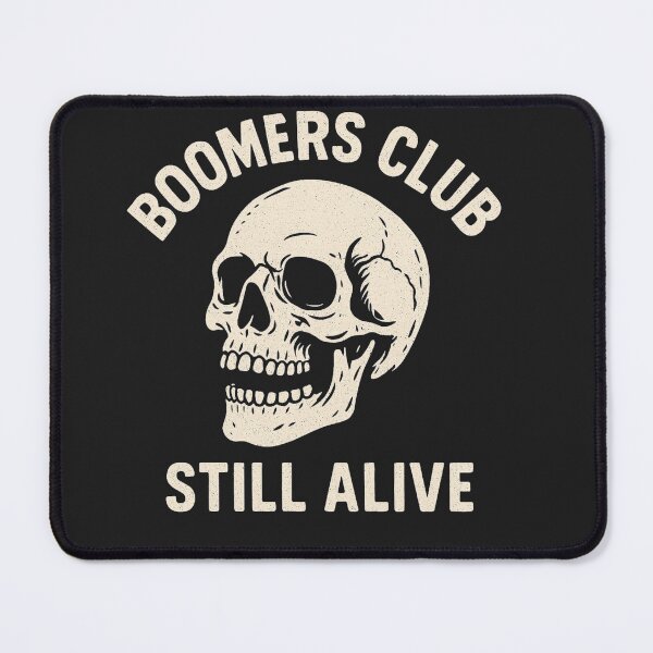 Item preview, Still Alive – Retro Skull Design for Boomers designed and sold by ElNiro.