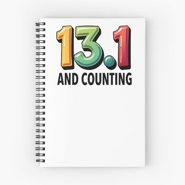 Item preview, iRun 13.1 and Counting Colorful Accomplishment Award designed and sold by dcroffe.