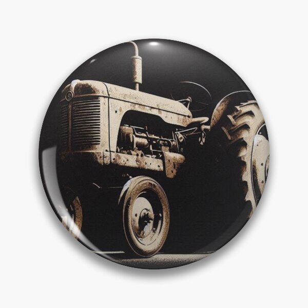 Item preview, minimalist style old tractor designed and sold by Dogandesighn.
