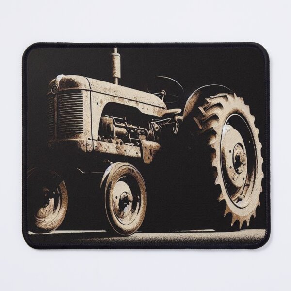 Item preview, minimalist style old tractor designed and sold by Dogandesighn.