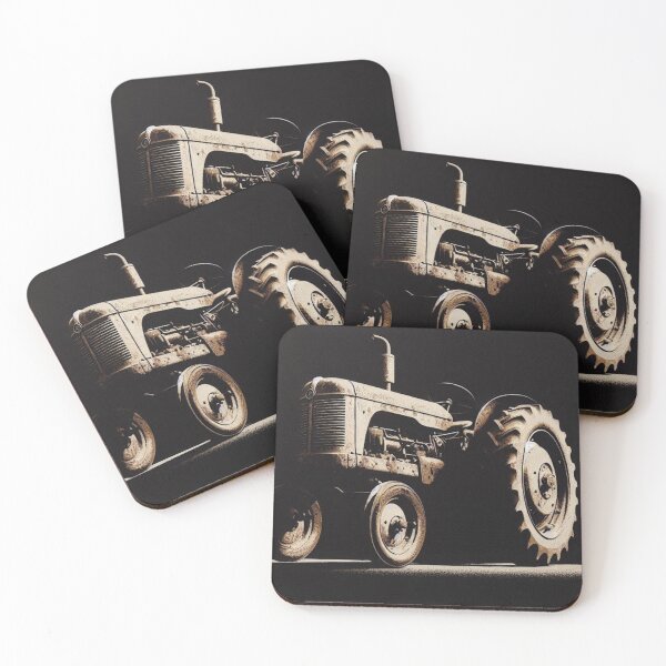 Item preview, minimalist style old tractor designed and sold by Dogandesighn.