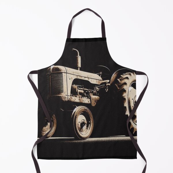 Item preview, minimalist style old tractor designed and sold by Dogandesighn.