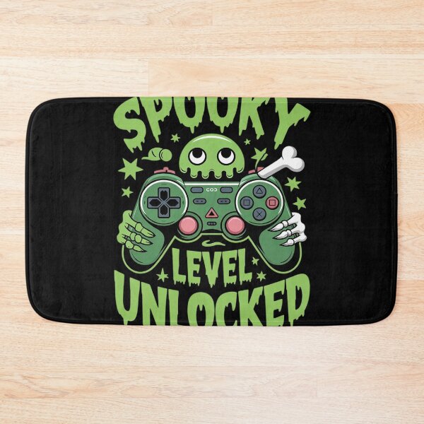 Item preview, Zombie Gaming, Spooky Level Unlocked, Halloween Gamer  designed and sold by lilLilaBatArt.