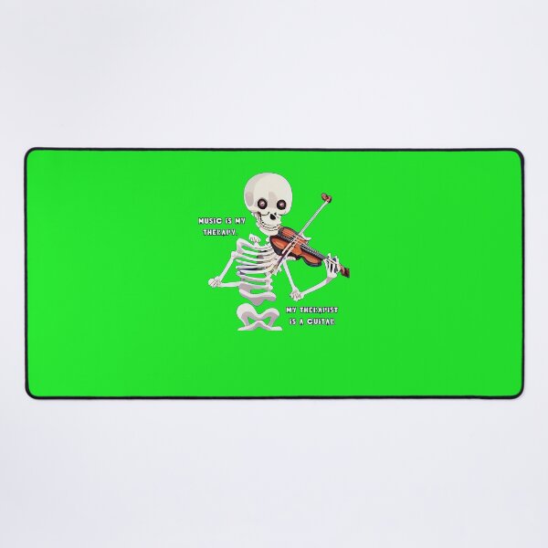Item preview, Funny-Skeleton-Guitarist-T-Shirt designed and sold by JohannBaur6.