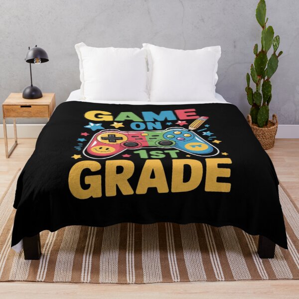 Item preview, 1st Grade Level Unlocked Video Gamer Pixel Back to School  designed and sold by lilLilaBatArt.