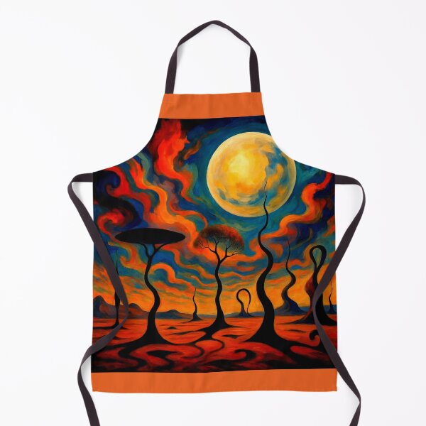 Item preview, Moonlit Rift – Landscape of Flame and Silence designed and sold by daweave77.