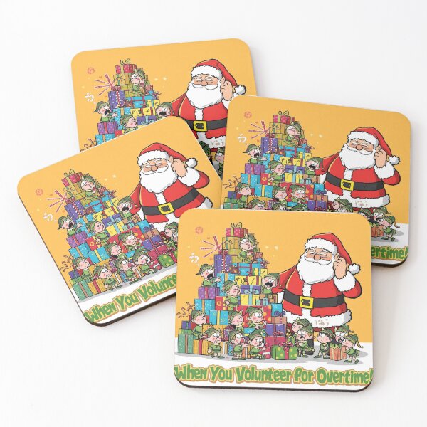 Item preview, When You Volunteer for Overtime – Christmas Elf Chaos designed and sold by xMErCUrY03x.