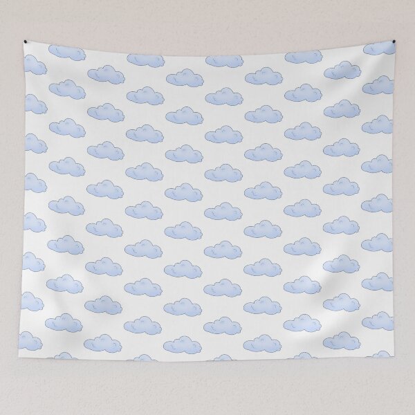 Item preview, Simple blue cloud drawing designed and sold by SnowdropTshirts.