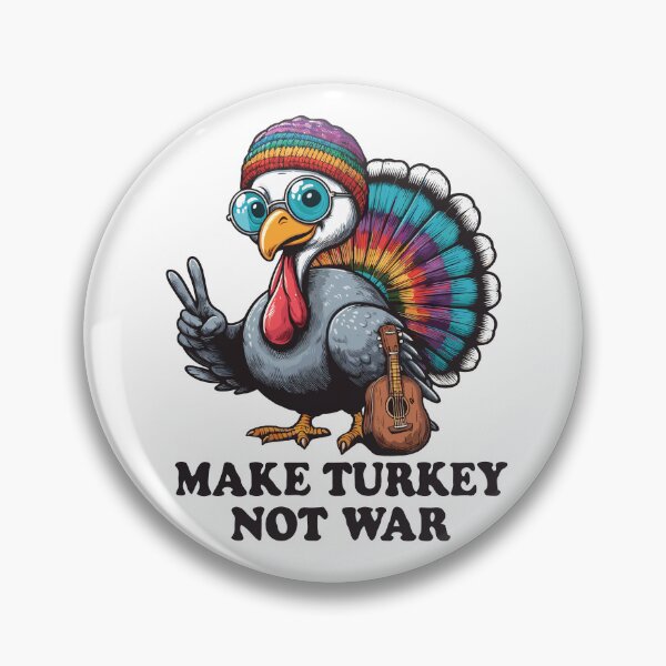 Item preview, Hippie Turkey Make Turkey Not War designed and sold by Gkinoki.
