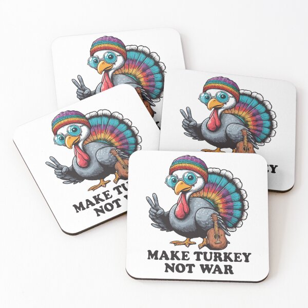 Item preview, Hippie Turkey Make Turkey Not War designed and sold by Gkinoki.