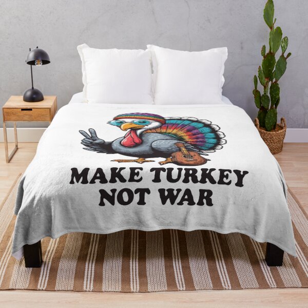 Item preview, Hippie Turkey Make Turkey Not War designed and sold by Gkinoki.