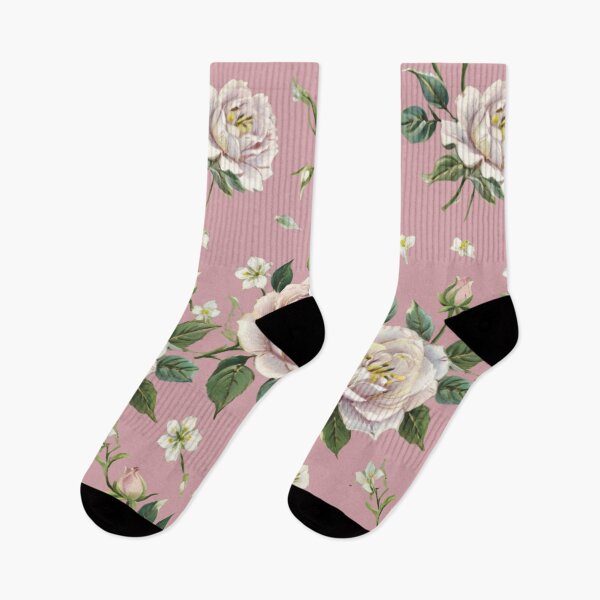 Item preview, Vintage style pink roses designed and sold by Nice-patterns.