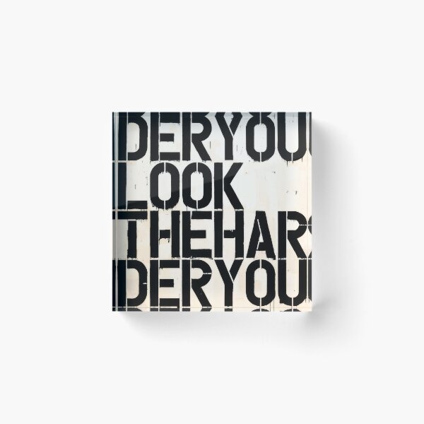 Item preview, Christopher Wool designed and sold by EmmieHart.