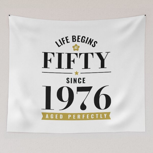 Item preview, 50 Years Old Life Begins At Fifty 1976 50th Birthday designed and sold by CG Studio.