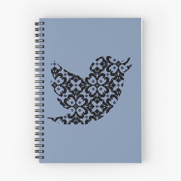 Item preview, Bird silhouette with embroidery pattern designed and sold by ZorianArt.