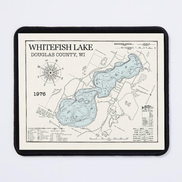 Item preview, Whitefish Lake - Douglas County designed and sold by Jean Plout.